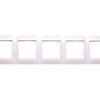 Simon 54 Premium Ramka pięciokrotna biała /do karton-gips/ DRK5/11