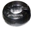 Przewód mikrofonowy 4mm stereo czarny za 1mb