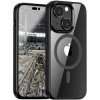 JT Berlin 11040 Pankow Hybrid MagSafe Back cover iPhone 15 Black Transparent