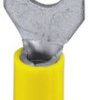 Insulated forked cable lug, 4.0-6.0 mm², AWG 12 to 10, M6, yellow, 3240044