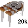 Potencjometr TVP1212-20K; montaż leżący; typ TVP