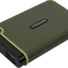 Transcend StoreJet® 25M3G 1 TB Zewnętrzny dysk twardy 6,35 cm (2,5'') USB 3.2 Gen 2 wojskowa zieleń TS1TSJ25M3G