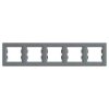 ASFORA Ramka 5-krotna pozioma stal EPH5800562