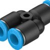 Złączka pneumatyczna Wciskane 6 mm Wciskane 6 mm Festo Adapter rozgałęźny do rur
