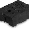 Plug-in socket, 3 pole for miniature relay, 1393162-5