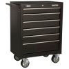 Sealey AP226B Rollcab 6 Drawer with Ball Bearing Slides - Black