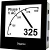 Wskaźnik panelowy cyfrowy TDE Instruments Digalox DPM72-MP DIN 500V/10A AC/DC z wyświetlaczem RGB i interfejsem USB
