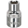 Sealey SP3808 WallDrive® Socket 8mm 3/8"Sq Drive Fully Polished