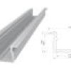 Profil Alu Wpuszczany, Surowy, Dł. 2020Mm, Max Szer Taśmy 12Mm