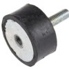 Podstawka antywibracyjna M6 średnica 30mm wysokość całkowita 15mm Cylinder męski-żeński