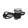 Gniazdo meblowe Ø6cm wpuszczane w blat z pokrywką. ładowarką USB i przewodem 1.8m. 1x2P+Z. 1xUSB OR-AE-1373