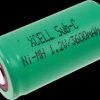 118615 Sub-C cell, NiMh, 1,2 V, 3600 mAh, flat top