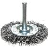 Szczotka druciana tarczowa z trzpieniem 50 mm, INOX /6szt./