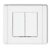 FLEXI Przycisk dwubiegunowy biały FWP-44.2