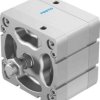 Siłownik kompaktowy skok: 20mm Festo Ø 100mm dwustronnego działania Action ADN-100-20-A-P-A