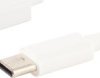 USB 2.0 charging cable, USB plug type A to USB plug type C, 1 m, white, BYB-5-13M5261
