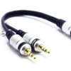 Przejściówka Aux Gniazdo Jack 3,5 Stereo- 2* Wtyk Jack 3,5 na Przewodze Vitalco Jr59