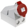 32A Gniazdo 415 V 4P Żeński MENNEKES Czerwony Montaż ścienny IP44
