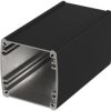Aluminum enclosure kit, (L x W x H) 84 x 100 x 82 mm, black, IP65, 84090100.HMT1