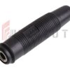 Gniazdo banan 4 mm na przewód GP430-BK 24A czarne