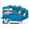 2-wire N disconnect terminal, spring-clamp connection, 0.08-4.0 mm², 1 pole, 32 A, 6 kV, blue, 781-643