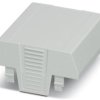 Upper part of housing, ABS/PC, (W x H x D) 67.6 x 75.26 x 36.95 mm, light gray, for enclosure, 1069889