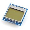 Wyświetlacz LCD graficzny 84x48px - Nokia 5110 - niebieski