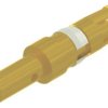 Receptacle, AWG 14-12, crimp connection, gold-plated, 132A11029X