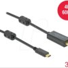 85971 Cable, USB-C > HDMI, 4K 60Hz, active, DP Alt, ma./ma. 3 m