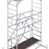 Krause 771032 FahrGerüst aluminium Rusztowanie na kółkach mobilne Maksymalna wysokość robocza: 5.40 m srebrny 139.5 kg
