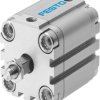Siłownik kompaktowy skok: 10mm Festo Ø 80mm dwustronnego działania Action ADVULQ-80-10-A-P-A
