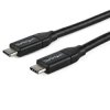 Kabel USB Złącze A USB C Złącze B USB C dł. 1m Kabel ładujący USB-C USB 2.0 kolor: Czarny