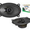 GŁOŚNIKI SAMOCHODOWE ALPHA PHONOCAR 4x6 (90x150) 60W 2 DROŻNE 66021