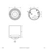 Lampa budowlana EVN 941001 941001 biały