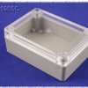 ABS enclosure, (L x W x H) 105 x 75 x 40 mm, light gray (RAL 7035), IP65, RP1085C