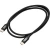 USB 3.0 connection cable, USB plug type C to USB plug type C, 1 m, black, TPX00243