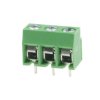 Złącze śrubowe do druku, 3 pola, raster 5mm, wysokość 10,2mm, 300V / 10A, 1,5mm², PA66, Degson DG126