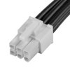 Kabel przewód-płytka, Mini-Fit Jr., 600 V, 9 A, raster: 4.2mm, 300mm, Złoto, Czarny