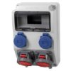 Rozdzielnica Caja 9M - Gniazda 2X16a 5P, 2X230v Ip65 /9 Modułów/