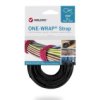 Taśma Do Wiązania Velcro One Wrap 20 Mm X 150 Mm, 25 Sztuk, Czarna