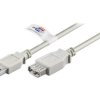 USB-AA-UL/5 Kabel USB 2.0 USB A gniazdo, USB A wtyk 5m szary 480Mbps