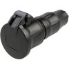 PC Electric 24712-ss Safety mains socket Plastic Black 250 V IP54