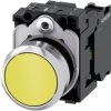 Kompletny układ przycisku SPST średnica wycięcia 22mm, montaż panelowy Siemens