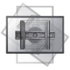 Neomounts LED-WR100BLACK TV wall mount 37-75 inch Swivelling Black