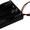 Battery holder for micro cell, 4 cells, chassis mounting, BH4AAAW