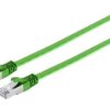 kabel LAN MicroConnect V-FTP6A10G-FLAT, 1 szt., RJ45, 10 m, zielony