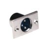 XLR 3pin gniazdo męskie metalowe do obudowy