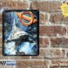 Disposable Hero - Amiga Video Game Artwork on Rustic - Metal Sign