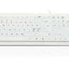 Klawiatura medyczna przewodowa, kolor: Biały, USB, QWERTY, Ceratech