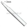 Grot N1-46 do stacji lutowniczej płaska = 2mm